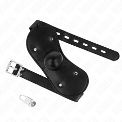 KINK - MASK BUCKLES BALL GAG WITH ADJUSTABLE LOCK 42-60 CM