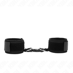 KINK - BLACK ADJUSTABLE NEOPRENE WRIST SUPPORT WITH BUCKLES AND TIES 22-34 CM