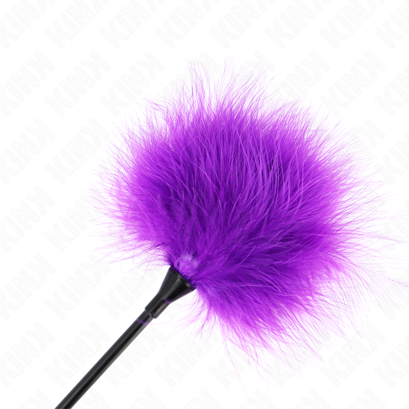 KINK - PLUMAS VIOLADAS DE COSQUILLAS UTILIZADAS PARA EL KIT BONDAGE DE 27 CM