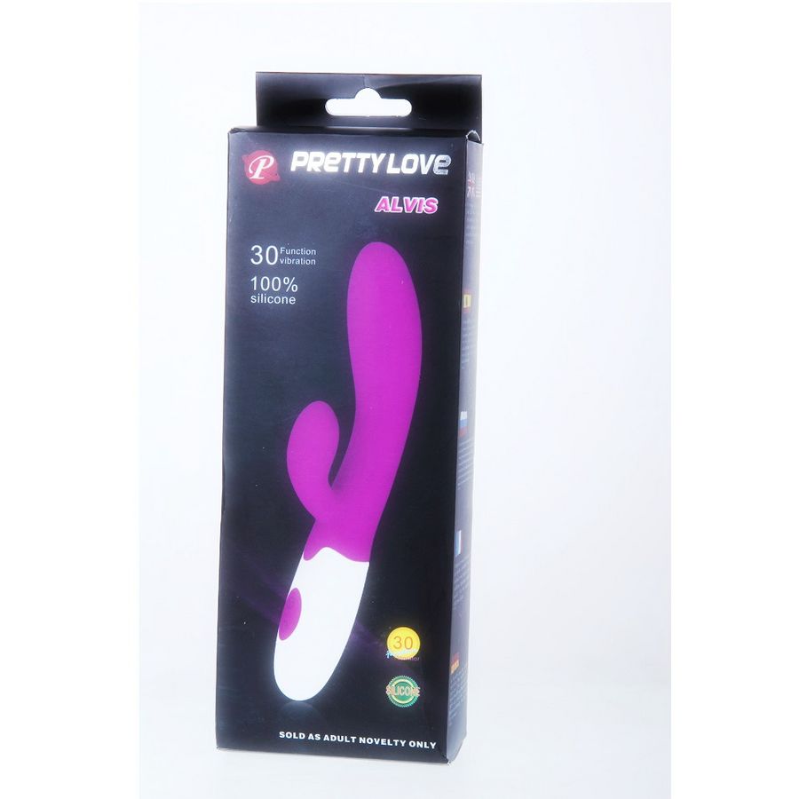 PRETTY LOVE - VIBRADOR FLIRTATION ALVIS CON ESTIMULADOR DE CLITORIS