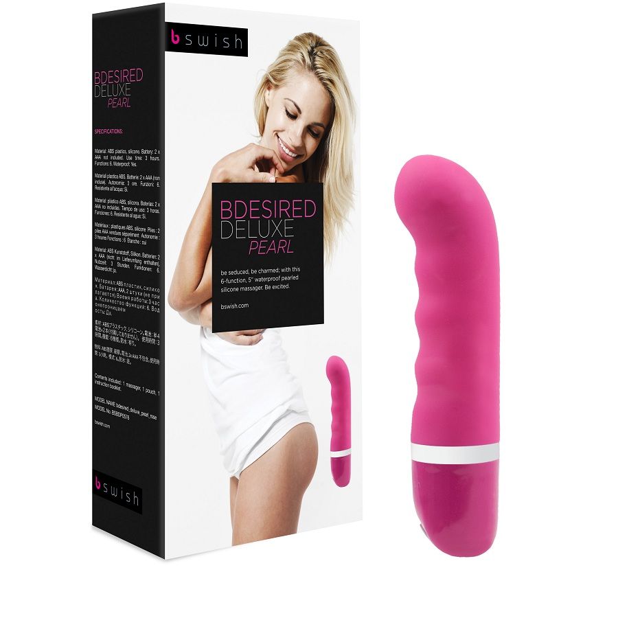 B SWISH - BDESIRED DELUXE PEARL VIBRATOR PINK 