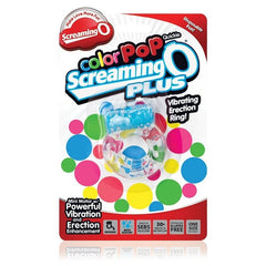 SCREAMING O - ANILLO PARA EL PENE COLOR POP PLUS AZUL