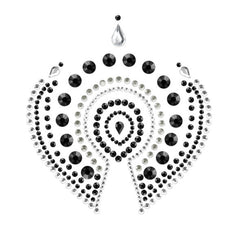 JEWELRY - INDISCRETS FLAMBOYANT BLACK &amp; SILVER