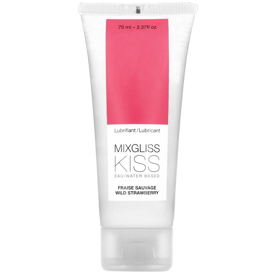 MIXGLISS - LUBRIFIANT BASE D'EAU SAVEUR FRAISE 70 ML