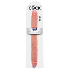 KING COCK - THICK DOUBLE FLESH DILDO 40.6 CM