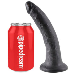 KING COCK - 7 DILDO NEGRO 17,8 CM