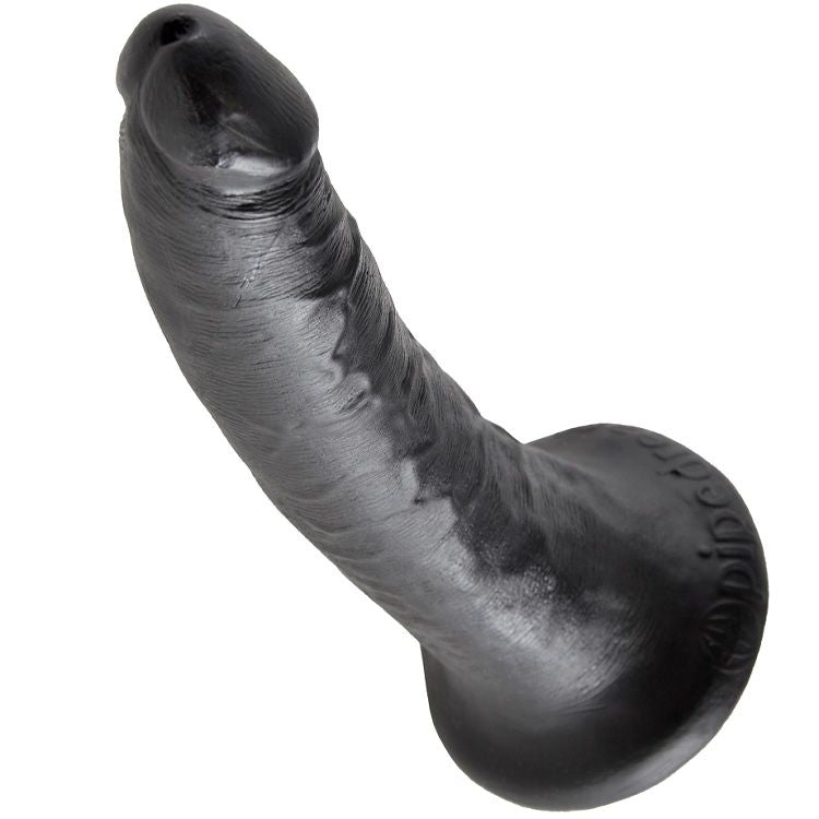 KING COCK - 7 DILDO NEGRO 17,8 CM