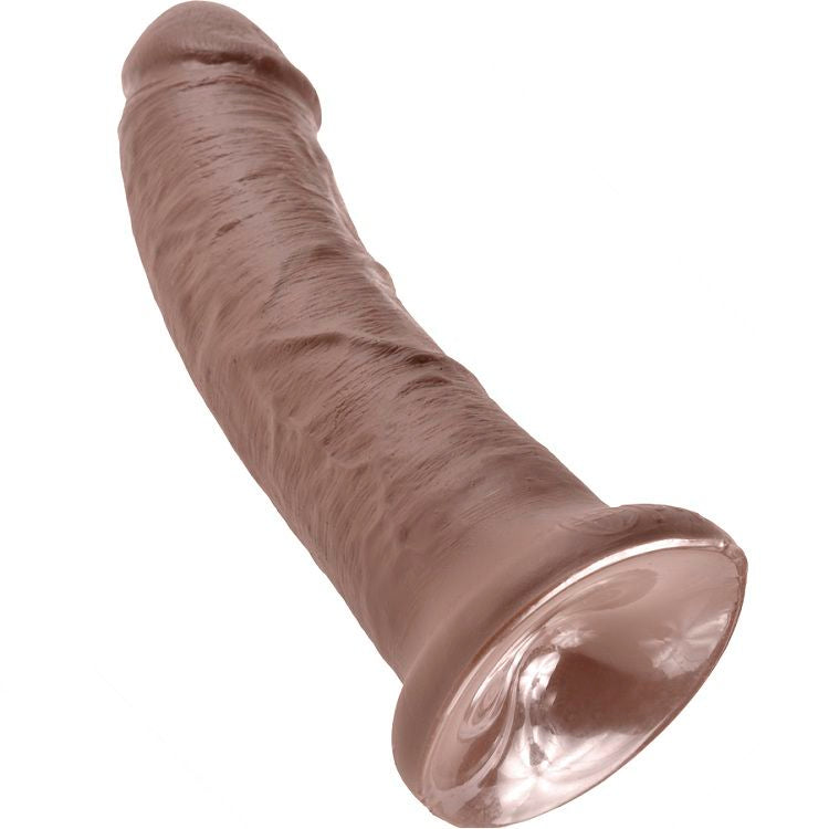 KING COCK - 8 DILDO MARRÓN 20,3 CM