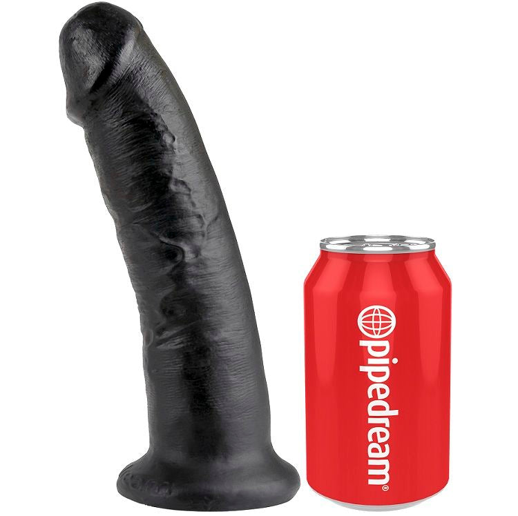 KING COCK - 9 BLACK DILDO 22.9 CM