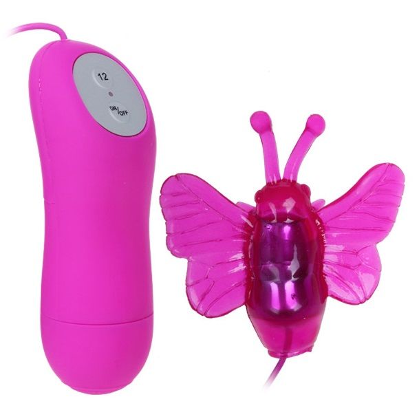 BAILE - LINDO VIBRADOR ESTIMULADOR MARIPOSA SECRETA 12V