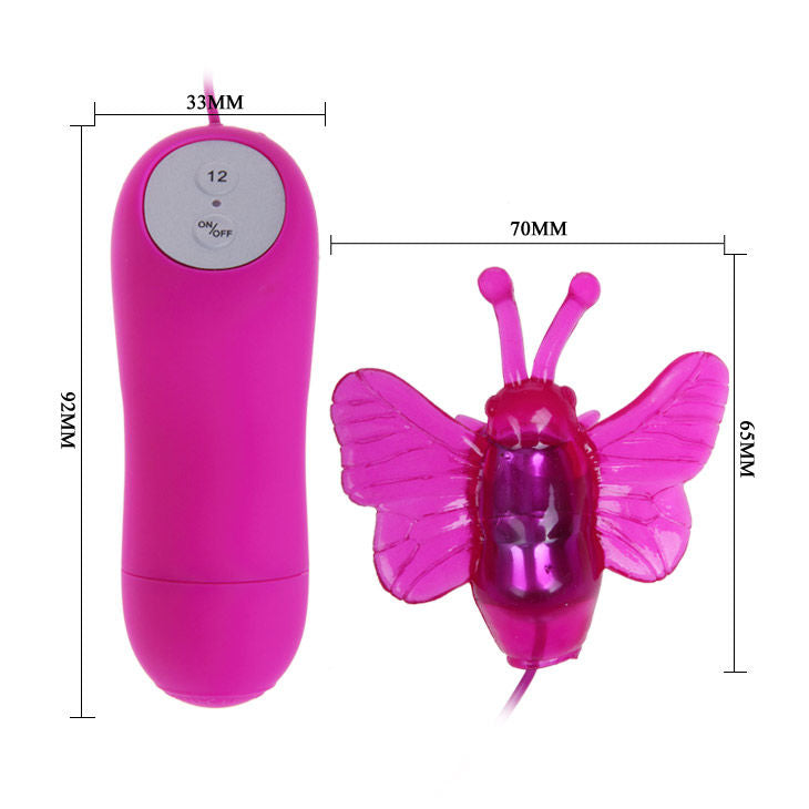 BAILE - LINDO VIBRADOR ESTIMULADOR MARIPOSA SECRETA 12V