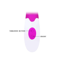 PRETTY LOVE - VIBRADOR FLIRTATION ALVIS CON ESTIMULADOR DE CLITORIS