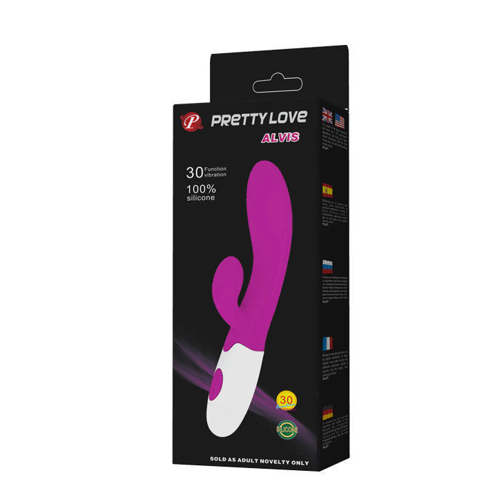 PRETTY LOVE - VIBRADOR FLIRTATION ALVIS CON ESTIMULADOR DE CLITORIS