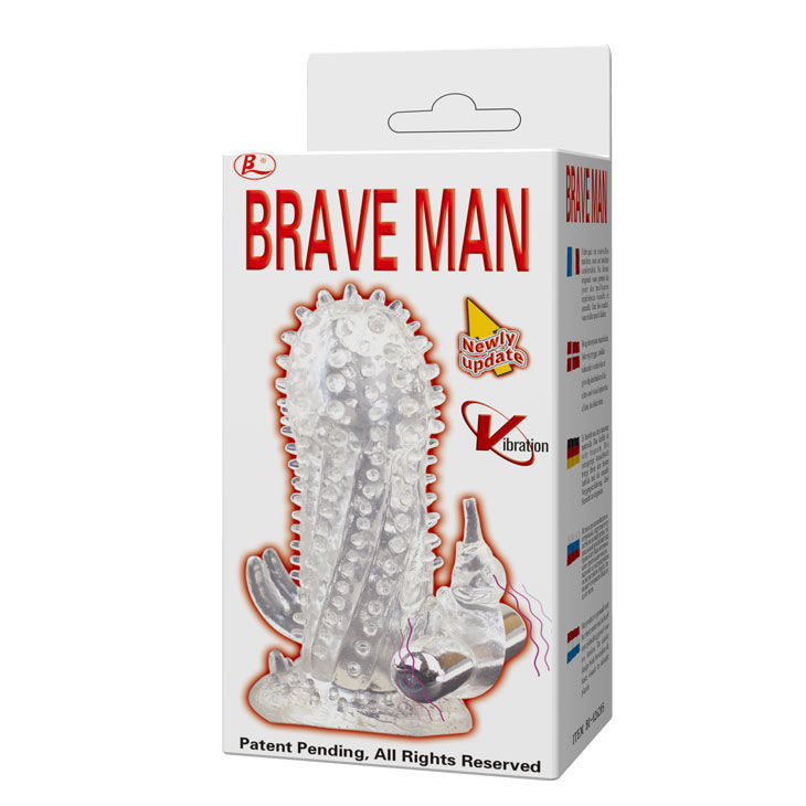 BAILE - EXTENSIÓN DE PENE VIBRADOR CONEJO BRAVE MAN 