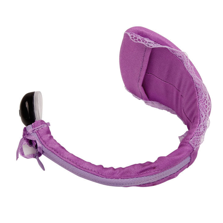 BAILE - TANGA CON VIBRADOR CON MANDO A DISTANCIA LILA