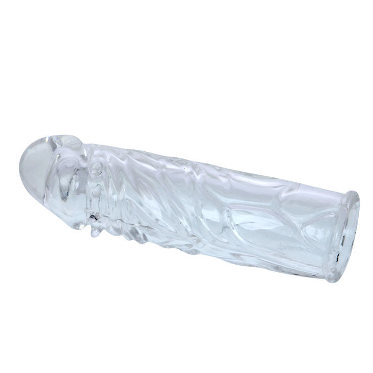 BAILE - FUNDA PENE SILICONA ADAPTABLE LILA 13 CM