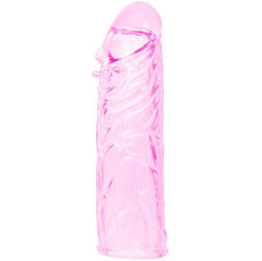 BAILE - FUNDA PENE SILICONA ESTIMULANTE ROSA 13 CM