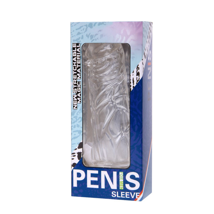 BAILE - FUNDA PENE SILICONA TRANSPARENTE 13 CM