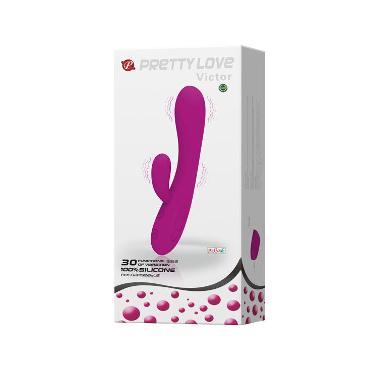 PRETTY LOVE - VICTOR SMART VIBRADOR CON ESTIMULADOR DE CLITORIS