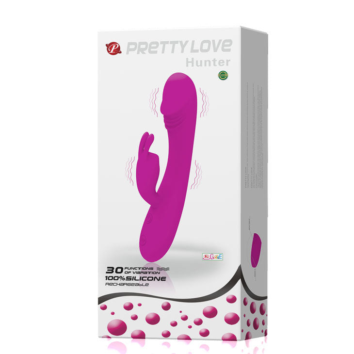 PRETTY LOVE - VIBRADOR INTELIGENTE CON CONEJO 30 MODOS HUNTER