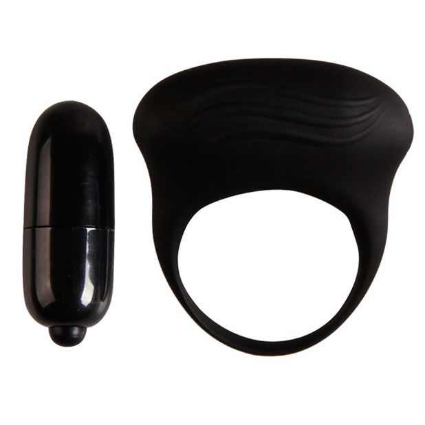 PRETTY LOVE - ANILLO VIBRADOR BERTRAM NEGRO