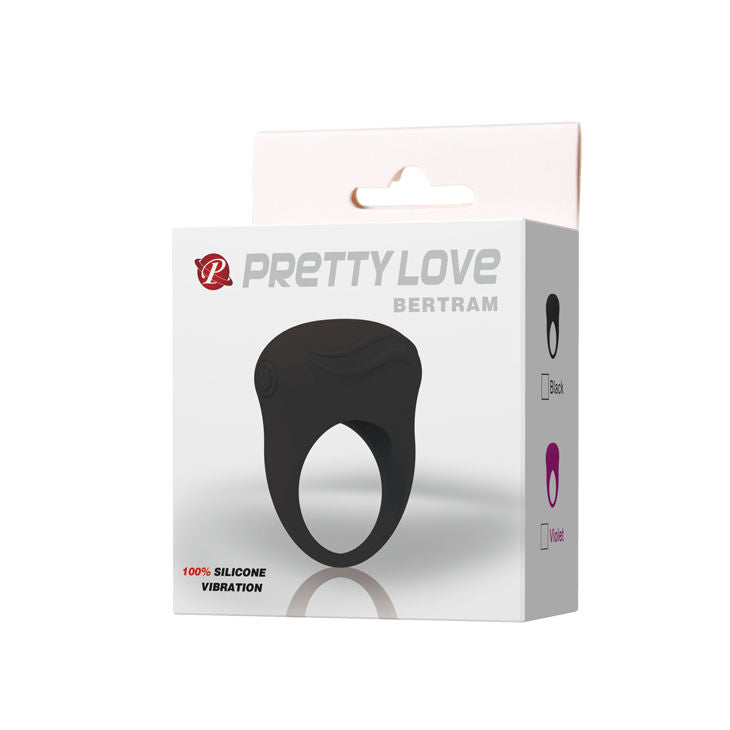 PRETTY LOVE - ANILLO VIBRADOR BERTRAM NEGRO