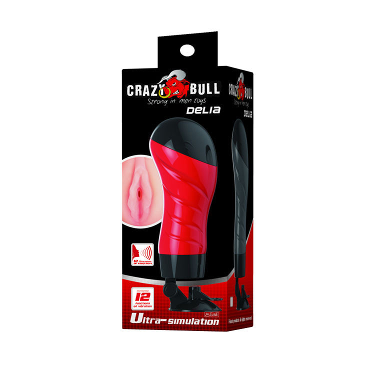 CRAZY BULL - VAGINA CON BASE MASTURBADORA POR VOZ