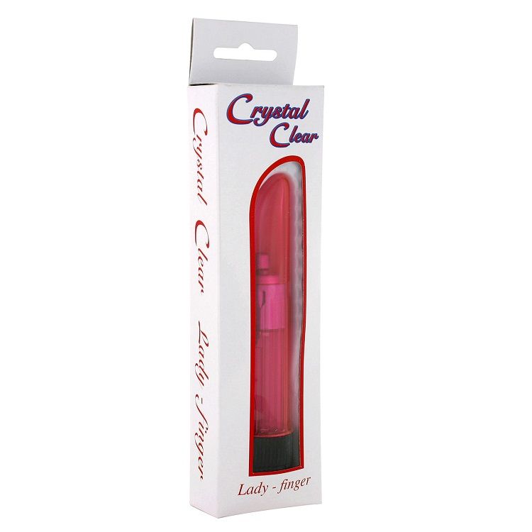 SIETE CREACIONES - VIBRADOR CRISTAL CLARO LADY ROSA