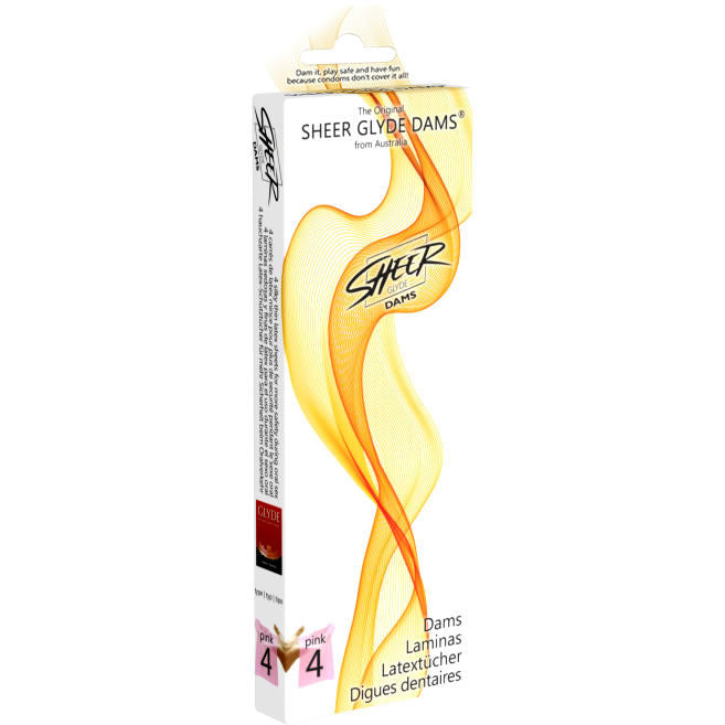 SHEER GLYDE - PRESAS LAMINAS LÁTEX SEXO ORAL FRESA