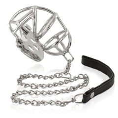 METAL HARD - CHASTITY RING WITH STRAP