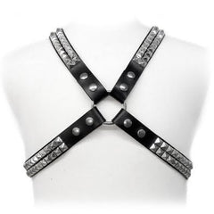 LEATHER BODY - BODY PYRAMID HARNESS