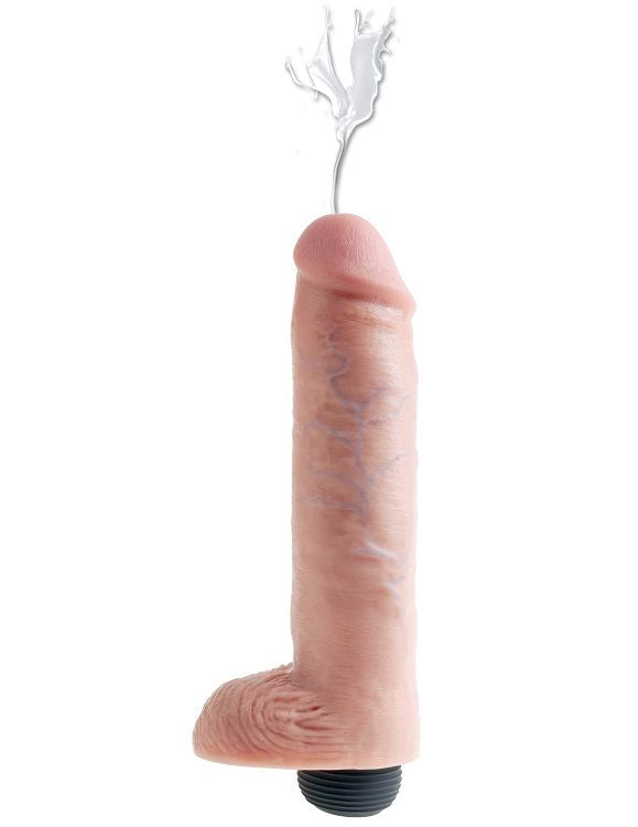 KING COCK - PENE EYACULADOR NATURAL REALISTA 25,40 CM