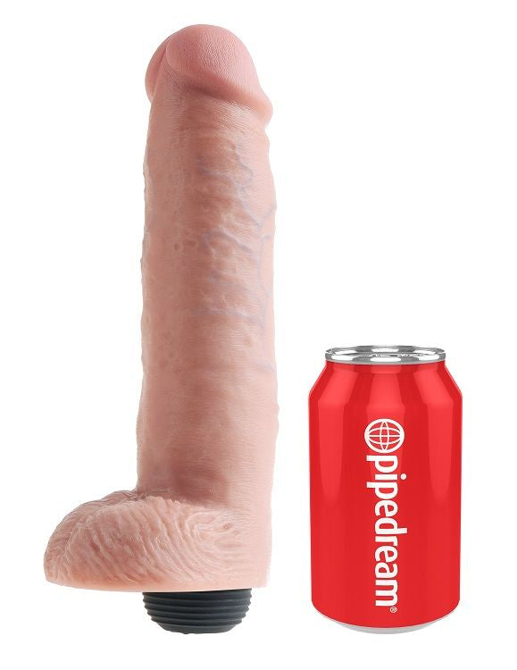 KING COCK - PENE EYACULADOR NATURAL REALISTA 25,40 CM