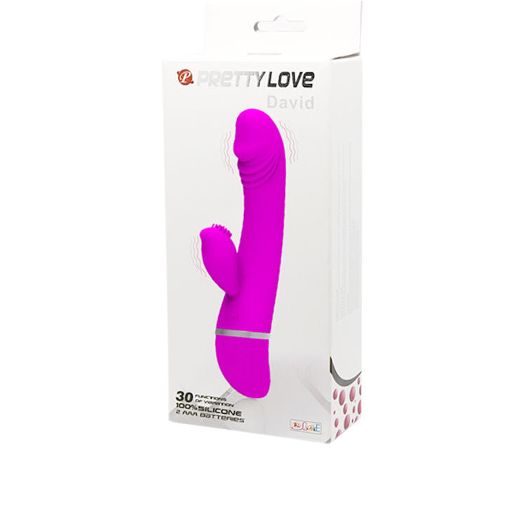 PRETTY LOVE - COQUETO VIBRADOR CON CONEJO DAVID