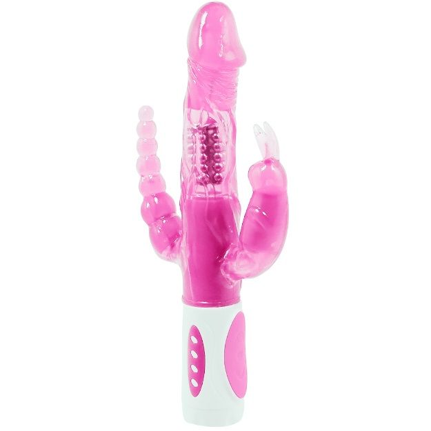 BAILE - ROTADOR VIBRADOR TRIPLE PRETTY BUNNY