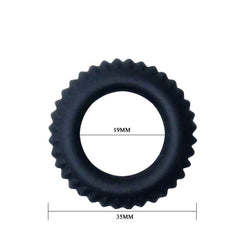 BAILE - COCKRING TITAN NEGRO 1.9 CM 