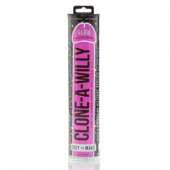 CLONE A WILLY - PINK LUMINESCENT PENIS CLONE WITH VIBRATOR