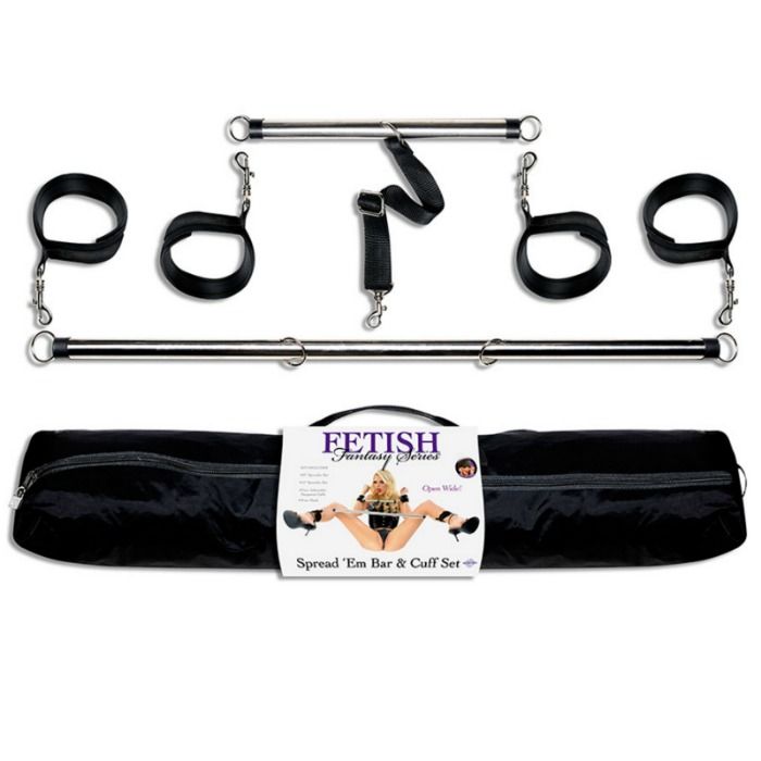 FETISH FANTASY SERIES - SPREAD BAR AND CUFFS SET