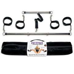 FETISH FANTASY SERIES - SPREAD BAR AND CUFFS SET