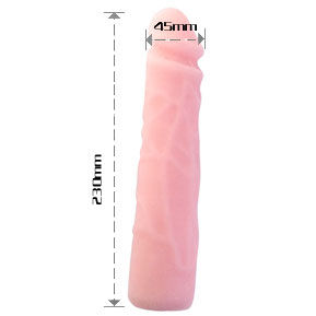 BAILE - REALISTIC SILICONE DILDO SKIN TOUCH 23 CM