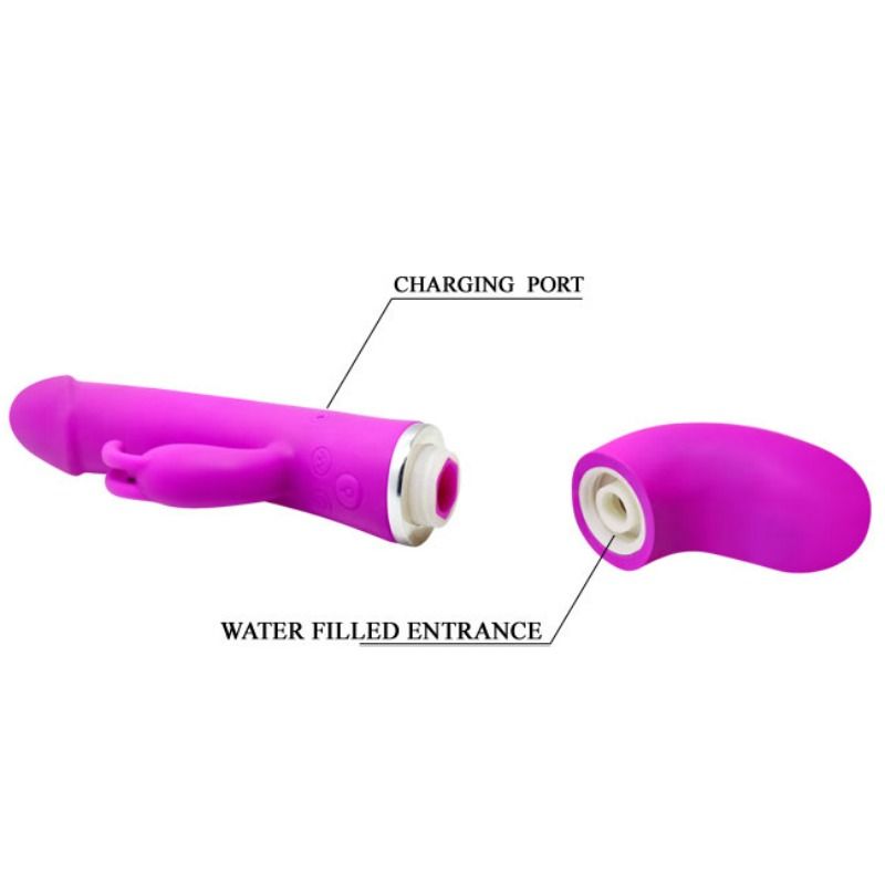 PRETTY LOVE - VIBRADOR HENRY CON 12 MODOS DE VIBRACIÓN Y FUNCIÓN SQUIRT