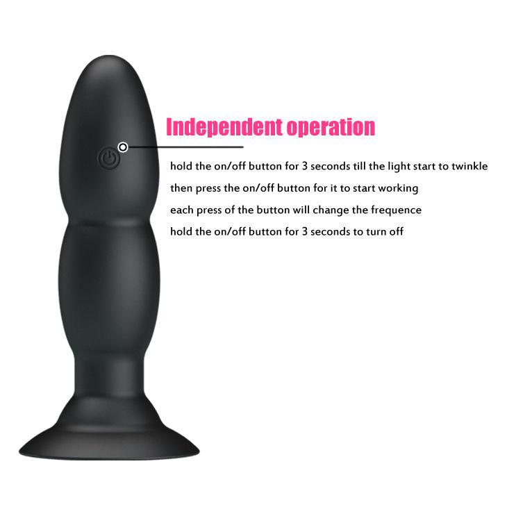 PRETTY LOVE - REMOTE CONTROL PLUG AND ROTATION VIBRATOR