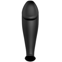 PRETTY LOVE - SILICONE ANAL PLUG IN PENIS SHAPE AND 12 VIBRATION MODES BLACK