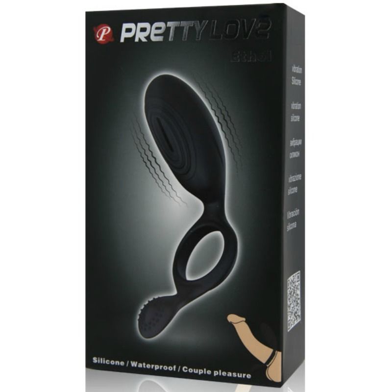 PRETTY LOVE - ANILLO VIBRADOR CON ESTIMULADOR ETHEL