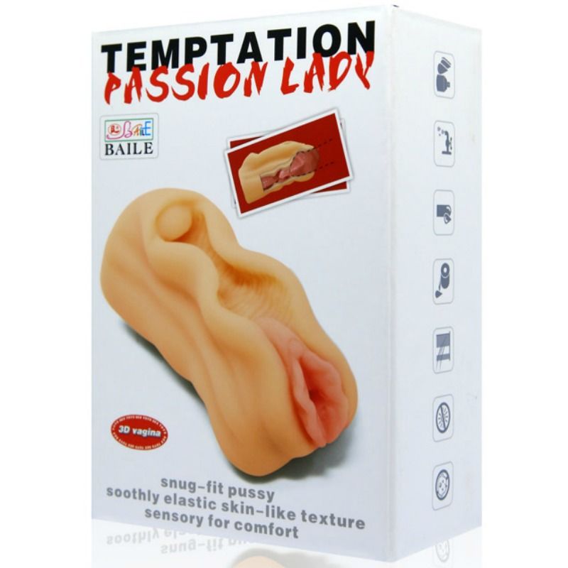 BAILE - MINI MASTURBATOR MALE VAGINA LIPS DESIGN