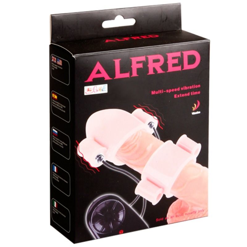 BAILE - FUNDA VIBRADOR PENE CON MANDO ALFRED