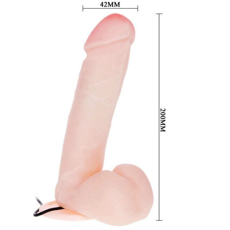 BAILE - DILDO REALISTA CON VIBRACIÓN 20 CM