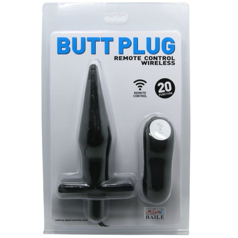 BAILE - PLUG ANAL DANCE BUTT AVEC VIBRATION NOIR