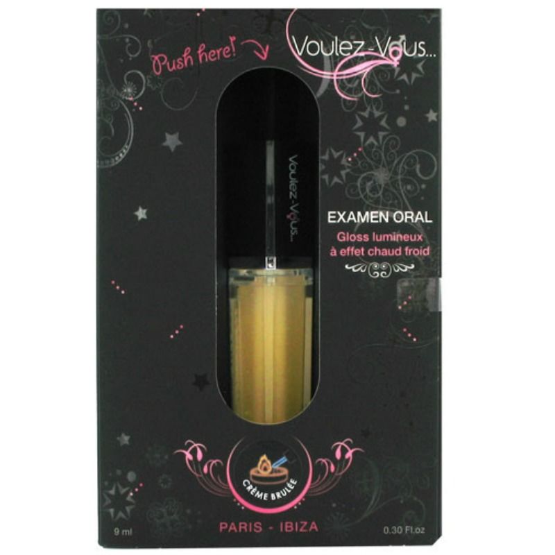 VOULEZ-VOUS - LIGHT GLOSSY HOT COLD EFFECT - CRÈME BRULÉE FLAVOR 10 ML