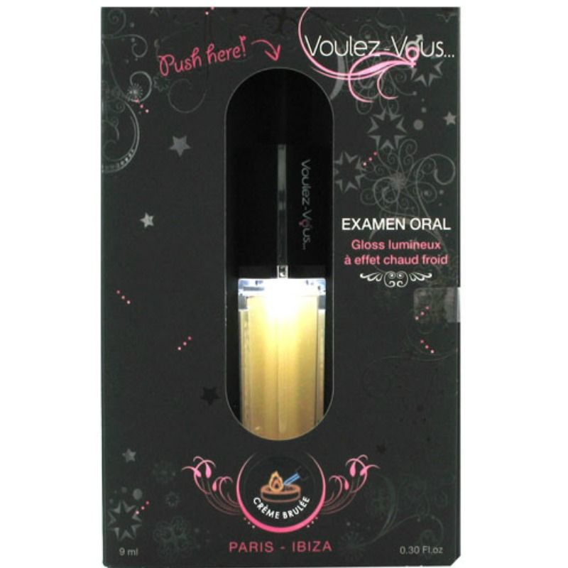 VOULEZ-VOUS - LIGHT GLOSSY HOT COLD EFFECT - CRÈME BRULÉE FLAVOR 10 ML